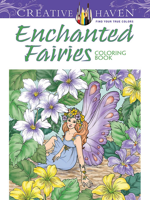 Creative Haven Enchanted Fairies Adult Coloring Book  Walmart.com