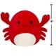 thumbnail image 2 of Peluche de la escuadra de vida marina Carlos El Cangrejo Rojo, 20 cm, 2 of 7