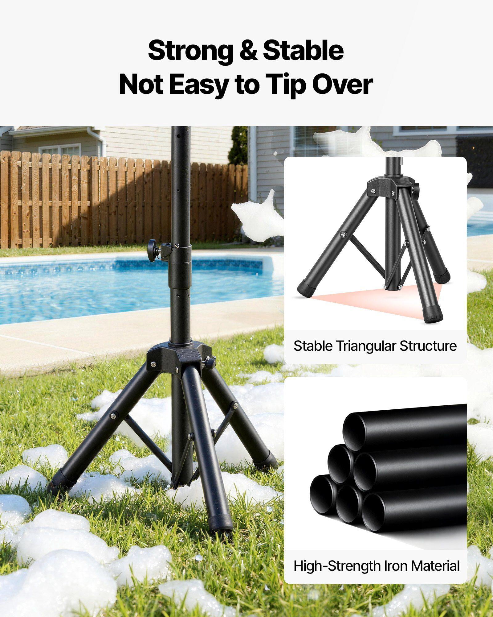 Handheld Foam Cannon Machine with Fan Triangular Structure Dense Continuous Foam Maker for Party Backyard Celebrations