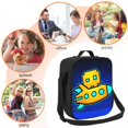 thumbnail image 5 of Saiise Geometry Dash Print Lunch Box for Men Women Adults Lunch Bag for Office Work Picnic - Reusable Portable Lunchbox, 5 of 8