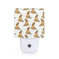 thumbnail image 1 of Fotbe German Shepherd Dog Luz Nocturna LED, Luz de Noche con Sensor de Luz Natural de Anochecer a Amanecer, Se Enchufa a la Pared, Blanco Cálido 0.5W-UK, 1 of 7