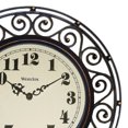 thumbnail image 5 of Westclox Wall Clock Wrought Iron Look Round 12 inch Analog Brown, 2-Pack, 5 of 6