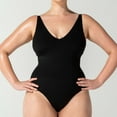 thumbnail image 6 of TEVEQ Women's Solid Color V Neck Without Chest Pad Vest Camisole Halter Tether P Plus Size Swimsuit for Women Tummy Control Plus Size Bathing Suit for Women One Piece Swimsuit Women Modest 2025 New, 6 of 8
