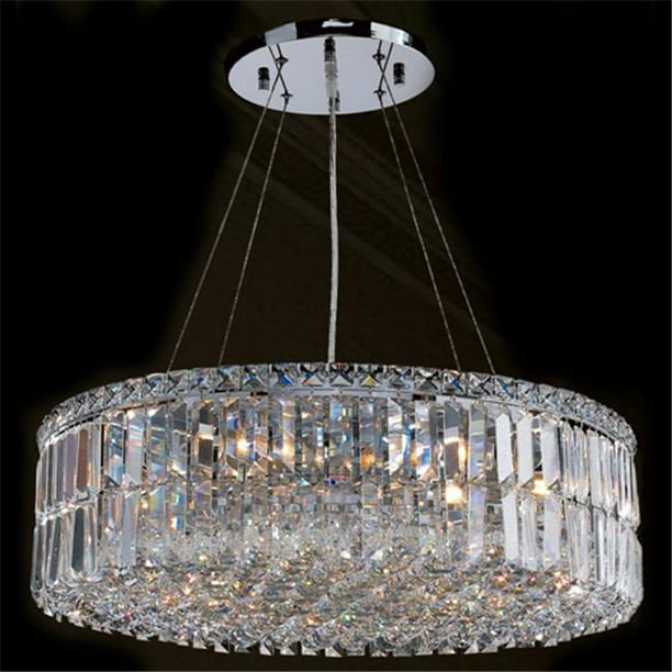 Clear Crystal Chandelier, Crystal Cascade Hanging Chandelier