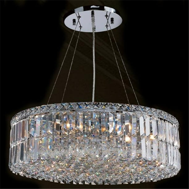 Cascade Collection 12 Light Chrome Finish With Clear Crystal Chandelier Com Clear Crystal Chandelier, Crystal Cascade Hanging Chandelier
