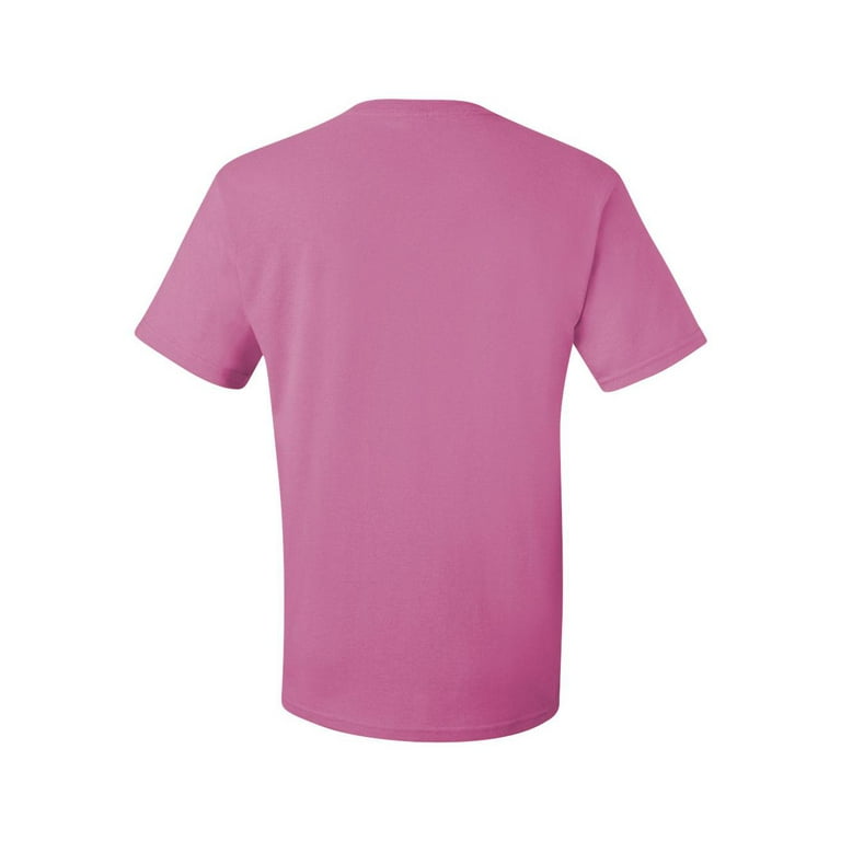 Adult Jerzees Brand 5.6oz 50/50 T-Shirt Color-Cyber Pink