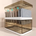 thumbnail image 2 of EIMELI Clothes Storage Box Dustproof 7 Grids Modern Trousers Sweater Clothing Divider Box, 2 of 5
