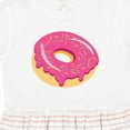 thumbnail image 4 of Inktastic Pink Donut with Sprinkles Girls Toddler Dress, 4 of 5