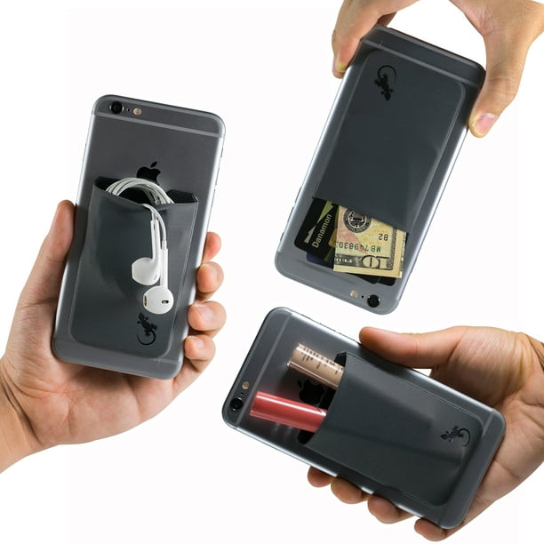 Stick On Phone Wallet - LYCRA RING WALLET - Universal – Gecko Travel Tech