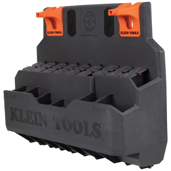 Módulo de almacenamiento de herramientas Klein Tools BC501S con gancho en S, 18 compartimentos