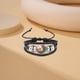 thumbnail image 5 of Qarigey Cadenas de cuerda de vidrio de brazalete ligero mezclado para hombres para un toque de elegancia y estilo Brazaletes de hombres Ropa, zapatos y accesorios Miscelánea quince, 5 of 6