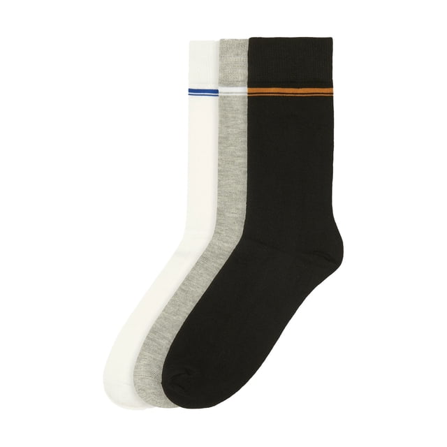 Ben Sherman Chaussettes en Bambou à Rayures pour Hommes (Lot de 3)