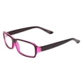 thumbnail image 3 of Plastic Full Rim Frame Clear Lens Glasses Spectacles Black Purple for Women Man, 3 of 8