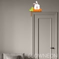 thumbnail image 3 of Glowneon Rabbit With Carrot Door Corner Metal Sign, Rabbit Door Decor, 3 of 5