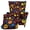 Floral Pattern Pattern Design, variant on Chririnla Tropical Leaf & Floral Print 2 Piece Wingback Chair Cover, Stretch Machine Washable Wingback Chair Slipcover Spandex Wing Chair Slipcovers for Living Room Bedroom