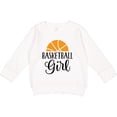thumbnail image 2 of Inktastic Basketball Girl Sports Toddler Sweatshirt, 2 of 4
