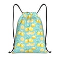 thumbnail image 1 of Fotbe Yellow Lemon Bolsa Mochila con Cordón Estampada, Bolsa de Gimnasio Deportiva, Bolsa Cinch, Bolsa con Cordón para Hombres y Mujeres-Small, 1 of 6