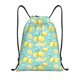 thumbnail image 1 of Fotbe Yellow Lemon Bolsa Mochila con Cordón Estampada, Bolsa de Gimnasio Deportiva, Bolsa Cinch, Bolsa con Cordón para Hombres y Mujeres-Small, 1 of 6