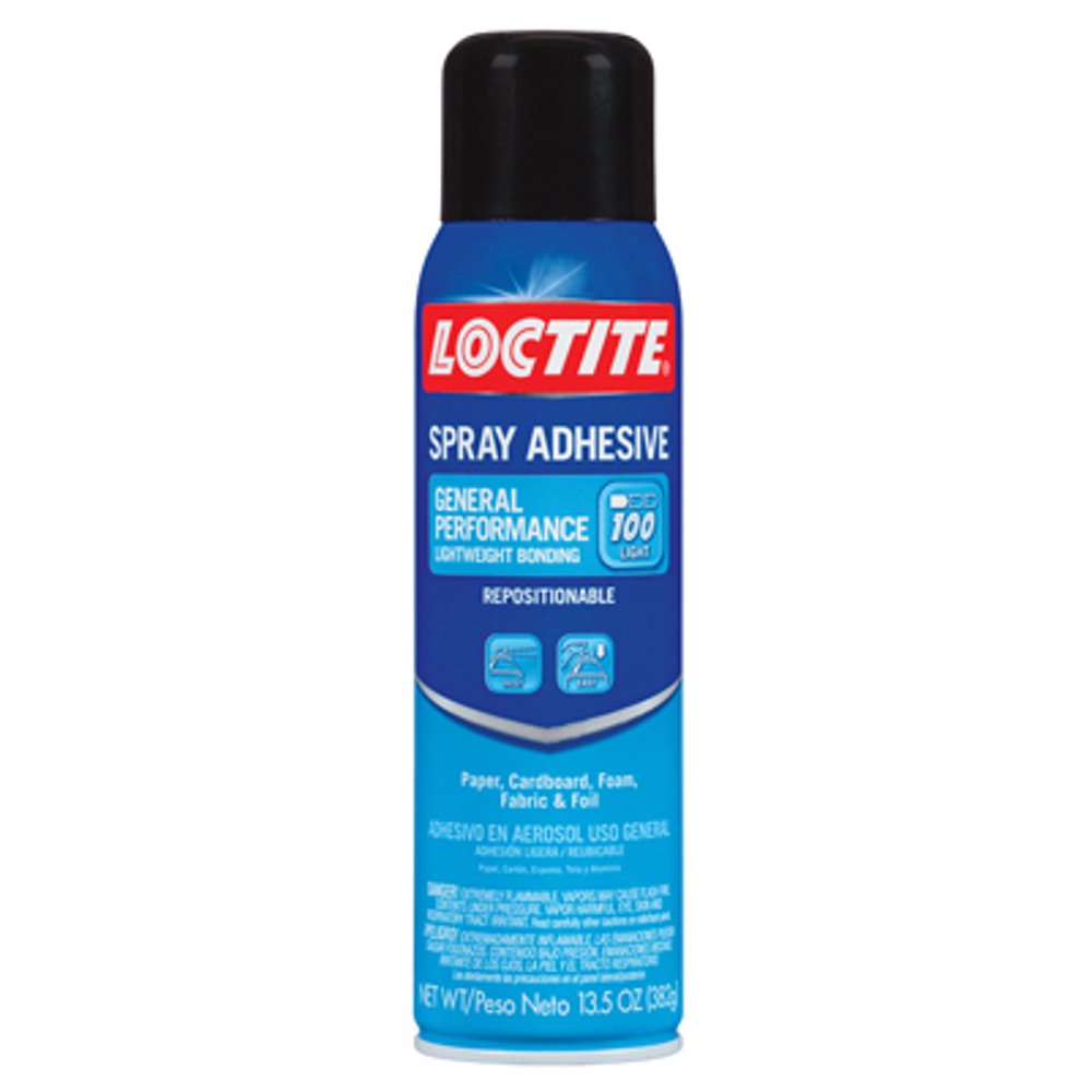 2PC Loctite 13.5 OZ General Purpose Spray Adhesive Dries Clear & Quickly