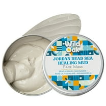 WildOak Dead Sea Healing Mud Clay Mask for Face & Body with 2% Niacinamide | 3.52 oz