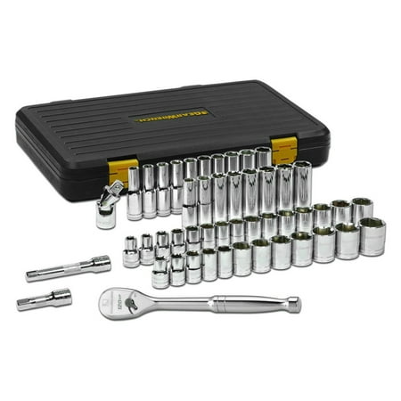 

GearWrench 80700P 49 Piece 1/2 Drive Sae/metric 6 Point Standard And Deep Socket Set
