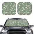 thumbnail image 2 of Balery 2 Piece Mushrooms Gnome Car Windshield Sun Shade|Foldable Front Windshield Shade for Car Front Window for Most Sedans SUV Truck-, 2 of 7