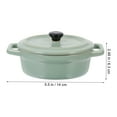 Salad Bowl Oven Ceramic Cooking Pot Kitchen Utensils Casserole Dish with Lid Braiser Pan with