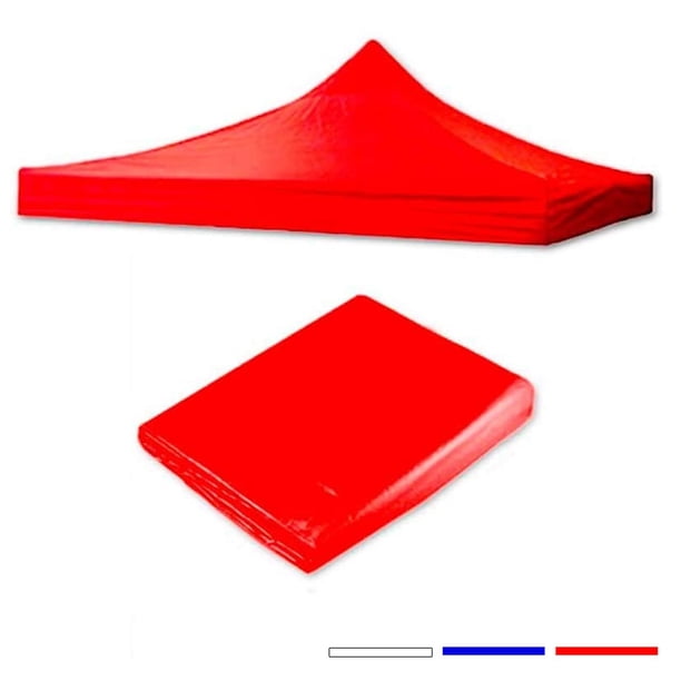 Techo Lona Impermeable para Toldo Jardimanía, 3x3 Metros rojo