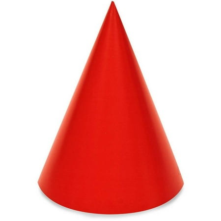 Red Cone Party Hats 8pk Walmart com