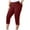 Wine, variant on amlbb Women's Yogo Pants with Pockets-V Crossover High Waisted Bootcut Yoga Leggings-Bell Bottom Work Dress Pants