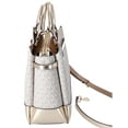 thumbnail image 2 of Michael Kors Reed Large Belted Satchel Vanilla MK Signature Pale Gold, 2 of 6