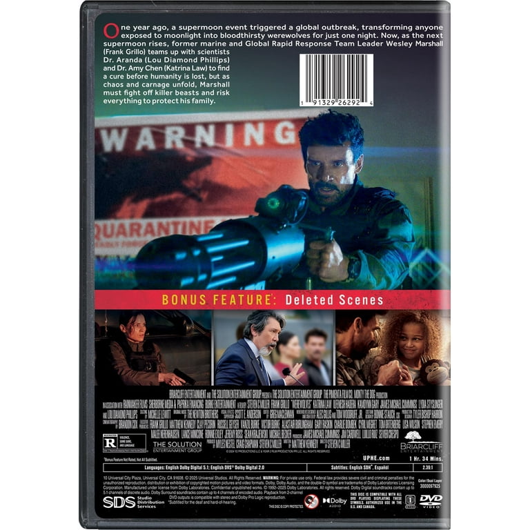 SDS Werewolves DVD Horror Thriller Briarcliff - Walmart.com