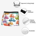 thumbnail image 3 of Yiaed Doodle Cars Print Men's Soft Cotton Boxer Shorts Breathable Boxers Underwear Moisture-Wicking Underwear Stretch Boxer Briefs for Man-Medium, 3 of 5