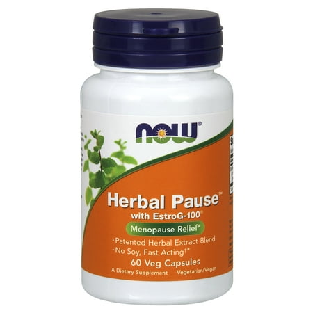 UPC 733739033772 product image for NOW Foods Vegetarian Herbal Pause with EstroG-100 Menopause Relief, 60 Ct | upcitemdb.com