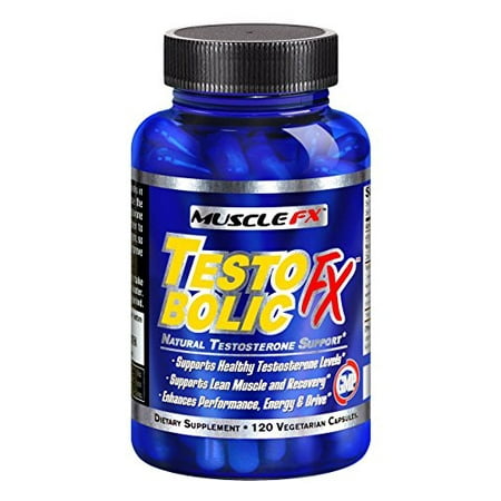 TESTOBOLIC FX® 120 Veg Caps | Tous Booster Naturel Végétarien testostérone | Soutenir Lean Muscle &amp; Recovery | Améliore Libido, Performance &amp; Drive