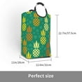 thumbnail image 3 of Lsque Pineapples1 Laundry Basket, Laundry Hamper, Dirty Clothes Hamper for Laundry, Collapsible, Waterproof Laundry Baskets with Aluminum Handles for Laundry, Dorm, Family, 3 of 6