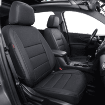 Coverdream Custom Fit Chevy Traverse Car Seat Covers 8 Seat Second Row 40/60 Split 2018-2024 Waterproof Leatherette(Black,Full Set)