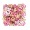 thumbnail image 3 of Panel de pared de flores artificiales, fondo floral para decoración de bodas. Rosa, 3 of 9