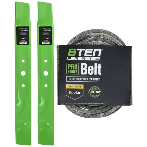 8TEN Blade Belt Kit for John Deere L100 L105 L107 L108 L110 L111 42 inch GY20567 MK1007770