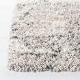 thumbnail image 4 of SAFAVIEH Fontana Darina Diamond Shag Area Rug, Grey/Ivory, 9' x 12', 4 of 9