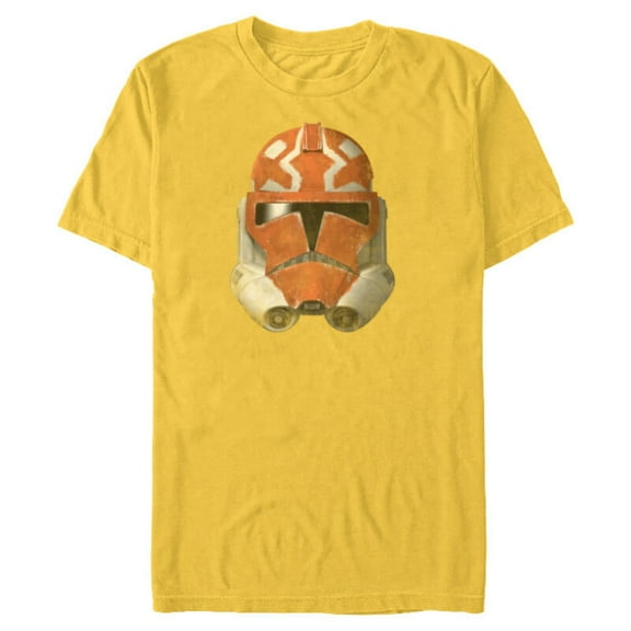 Star Wars The Clone Wars 332nd Ahsoka Trooper Distressed - Short Sleeve Blended T-Shirt for Adults - Customized-Yellow