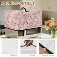 thumbnail image 6 of TSOVTHRID Pink Cherry Blossom Butterfly Print Microwave Oven Dust Cover with Handle Stain-Resistant Universal Toaster Oven Cover Oil-Proof Small Appliance Dust Covers, 20.9"W x 15.7"D x 12.4"H, L, 6 of 7