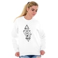 thumbnail image 4 of Dual Whales Compass Spirit Animal Sweatshirt for Men or Women Brisco Brands S, 4 of 6