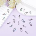 thumbnail image 3 of 1 Box 10 Sets Toggle Clasps Toggle Jewelry Clasps Teardrop 304 Stainless Steel Toggle Clasp T-Bar Connectors OT Clasps for Jewelry Making Women Adults DIY Necklace Bracelet Crafts Supplies, 3 of 8