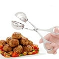 thumbnail image 5 of Troglfold meat baller Stainless Steel Meatball Maker Kitchen Tool Tong,6.5"X1.38"X1.97", 5 of 7