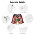 thumbnail image 6 of Power Rangers Mens Swim Trunks Quick Dry Board Shorts with Mesh Lining, Hawaii Beach Shorts Swimwear Bathing Suits, 6 of 7