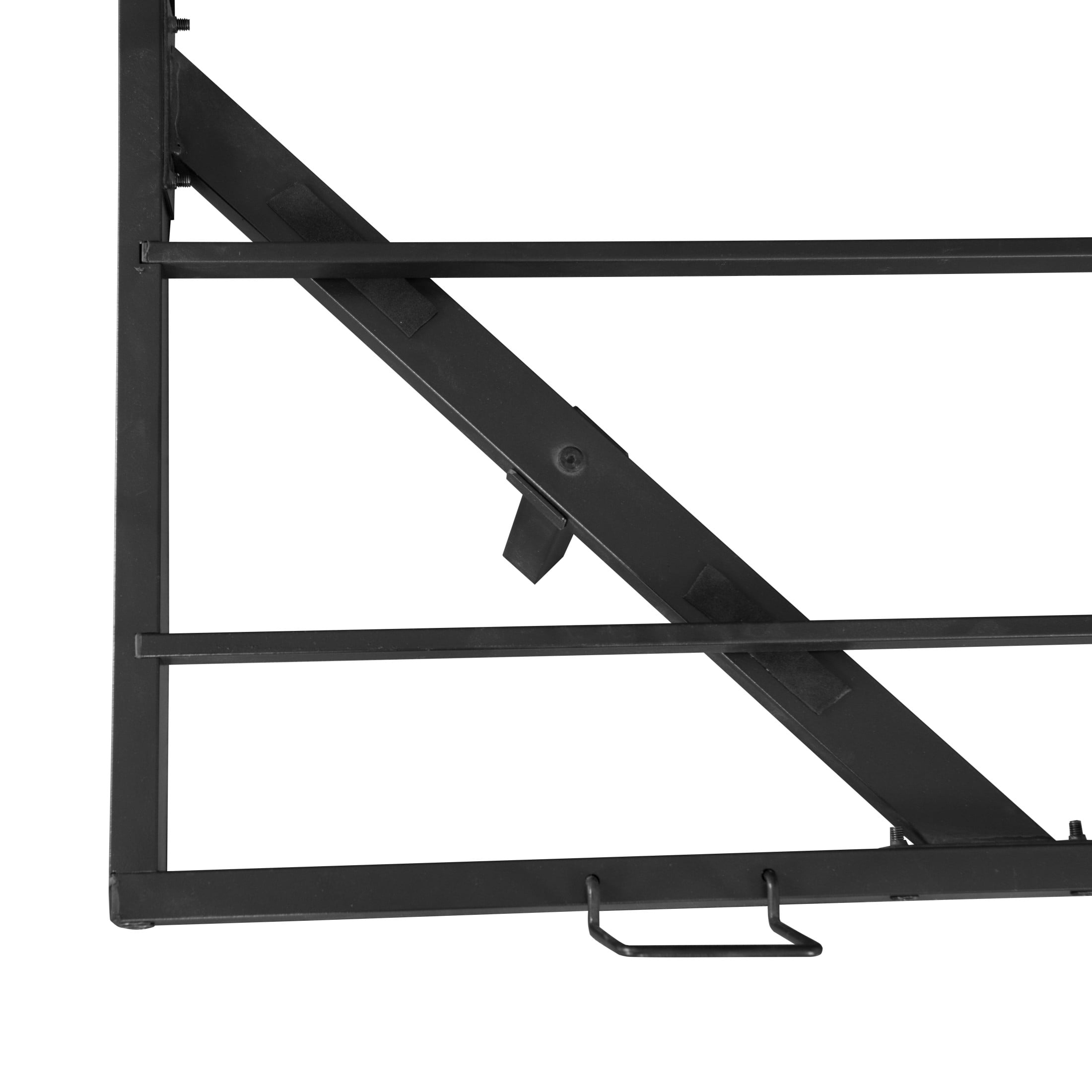 Noble House Bryan 80" Queen Floating Bed Frame with LED Lights, Modern Metal Platform Bed, Sturdy Support, Black