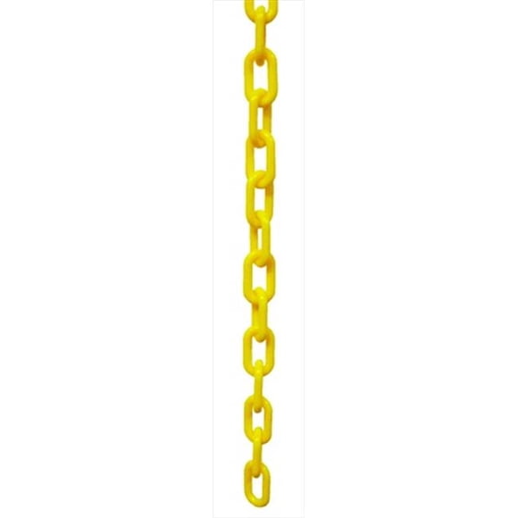 Chaîne en Plastique 1,5 Po. dia. - 32 Pi. Longueur, Jaune