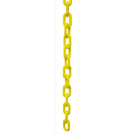 

VIP Crowd Control 1881-32 1.5 in. dia. Plastic Chain - 32 ft. Length- Yellow