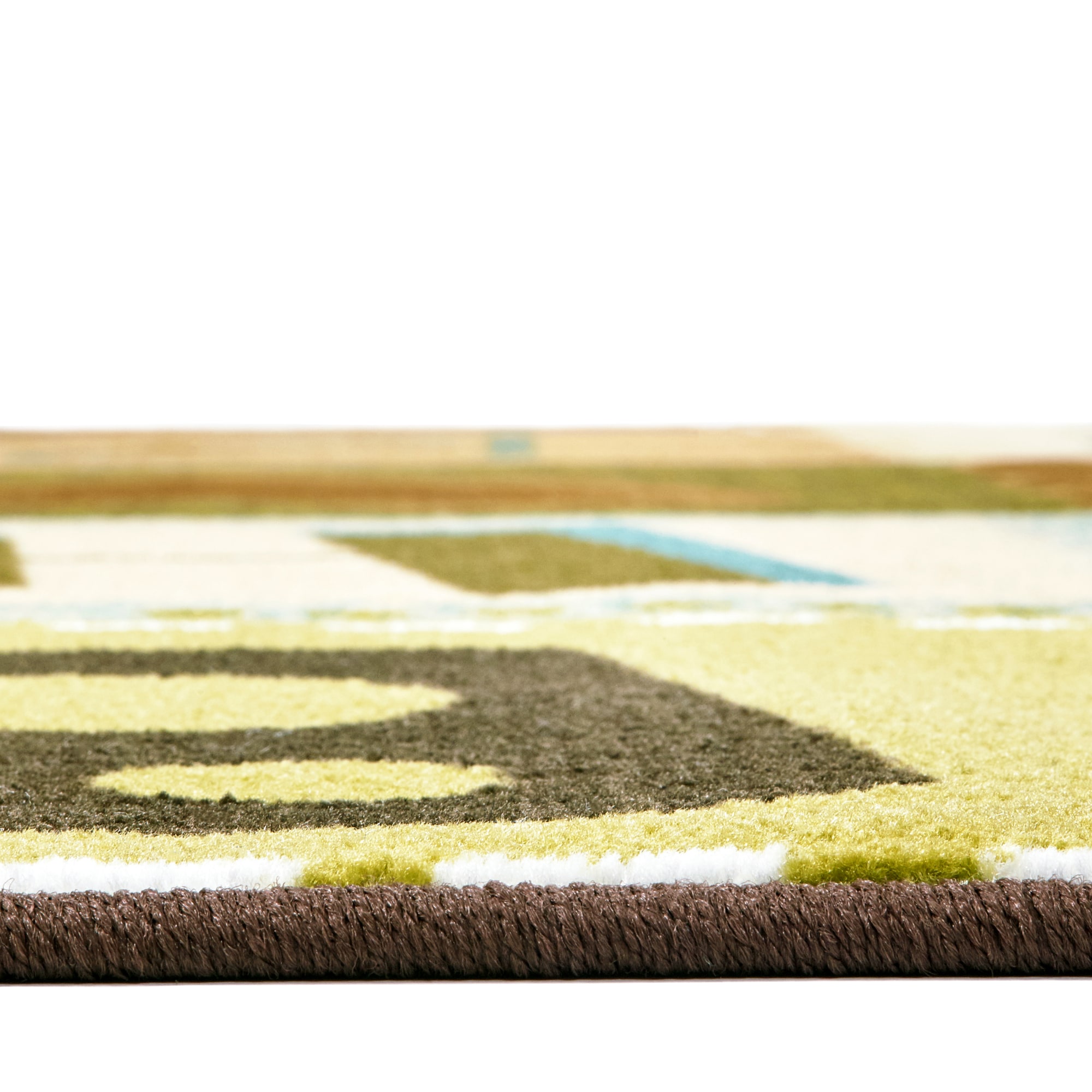 Carpets for Kids® KIDSoft™ Alphabet Blocks Seating Rug, 4’ x 6', Brown - image 4 of 4
